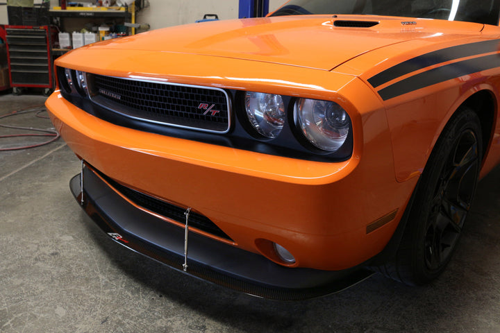 Dodge Challenger RT/ SXT Carbon Fiber Front Wind Splitter 2011 - 2014
