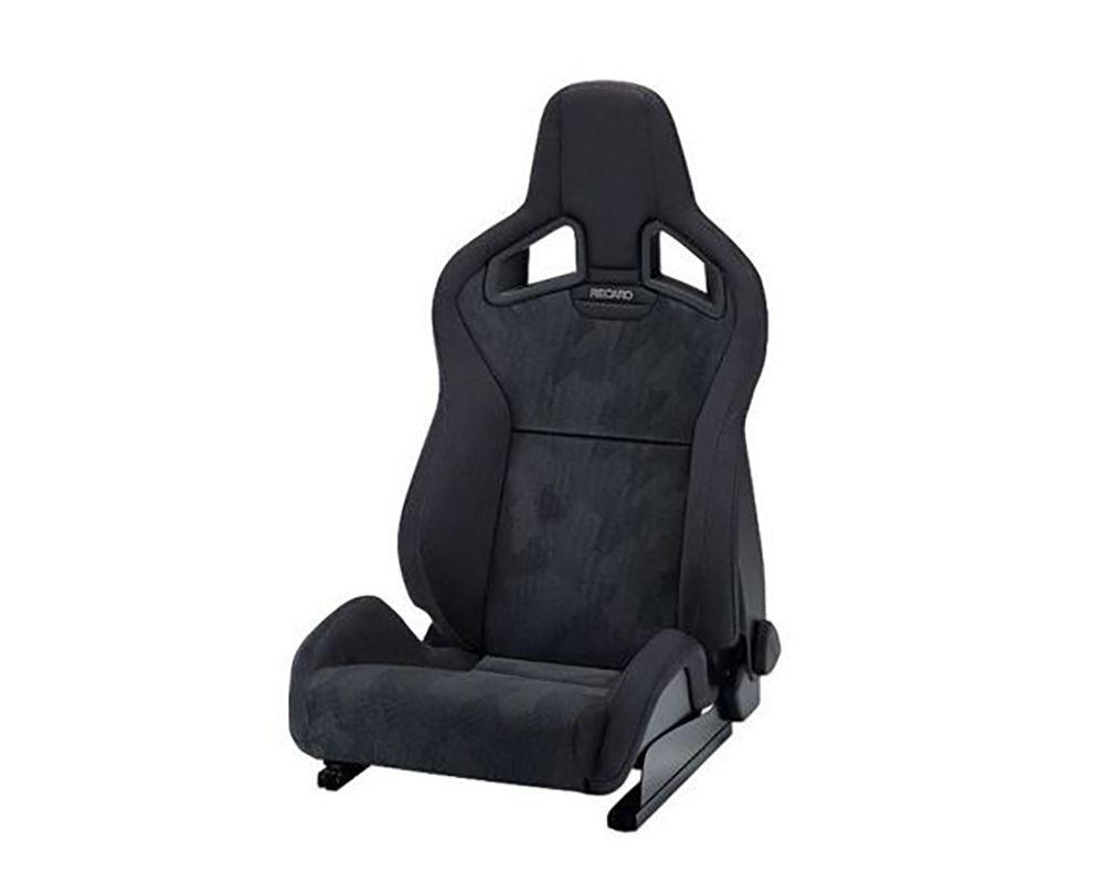 Recaro Sportster CS LH Seat - Black Leather-Leather Black/Silver Logo - Attacking the Clock Racing