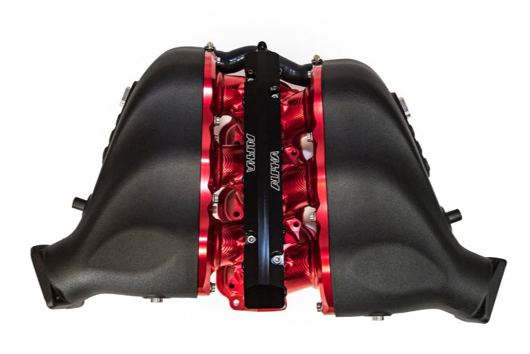 AMS Performance 2009+ Nissan GT-R Alpha Plenum/Billet Intake Manifold w/ Std Fuel Rail