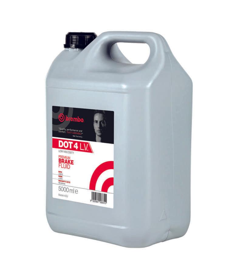 Brembo DOT 4 Low Viscosity Brake Fluid (5000 ML) - Attacking the Clock Racing