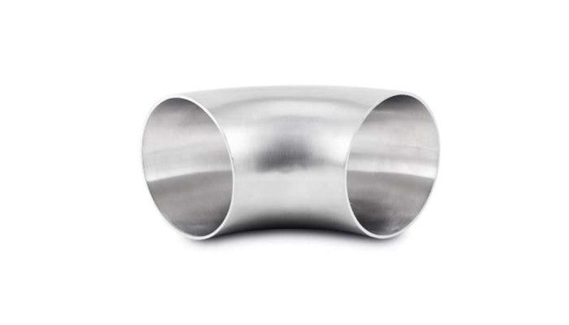 Vibrant 3.5in OD T304 SS 90 Deg Mandrel Bend Elbow (3.5in Centerline Radius) - Attacking the Clock Racing