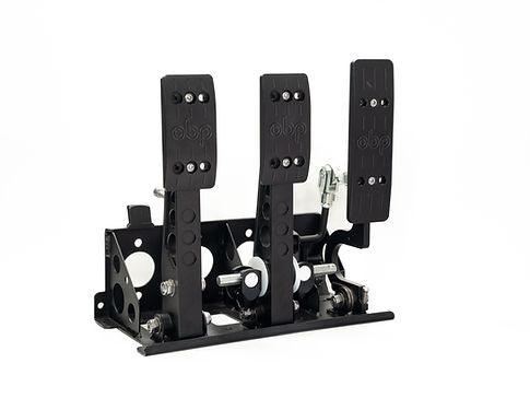 motorsport pedale Pro-Race V2 Floor Mounted Bulkhead Fit 3 Pedal System Silver Pedal Tools Stainless steel hardware is Rahmenfarbe:Blue Glossy BUCK TRAIL Buffalo Full