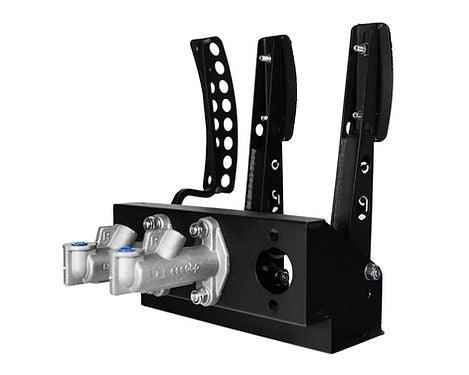 obp Motorsport Victory Kit Car Floor Mounted 3 Pedal System (Cable Clutch) - Mild Steel Reinforced Pedals - Attacking the Clock Racing