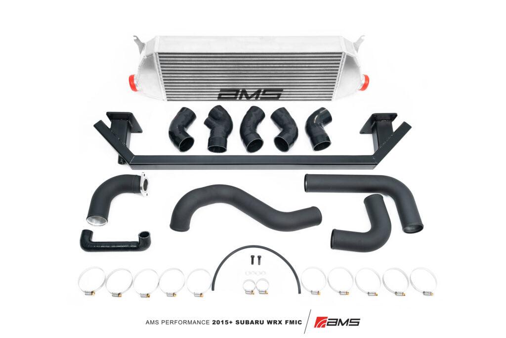 AMS Performance 2015+ Subaru WRX FA20 Front Mount Intercooler Kit w/o Bumper Beam - Attacking the Clock Racing