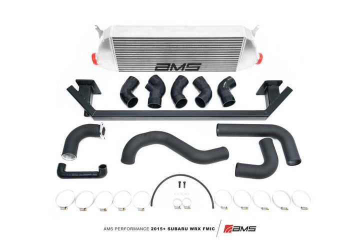 AMS Performance 2015+ Subaru WRX FA20 Front Mount Intercooler Kit w/o Bumper Beam - Attacking the Clock Racing