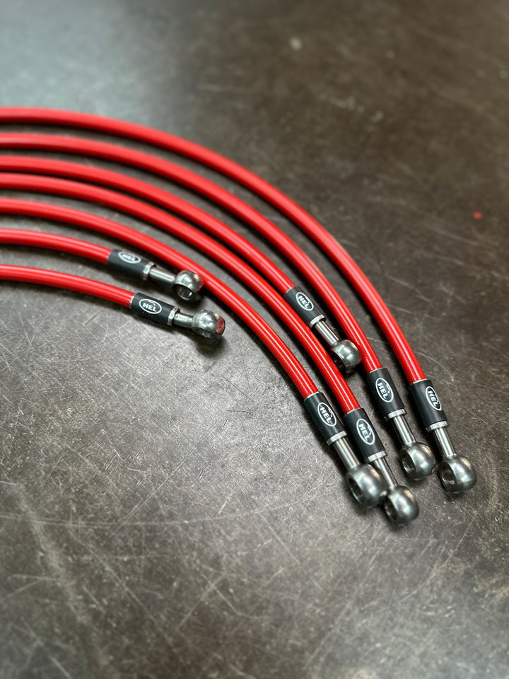 HEL Braided Fuel Injector Lines for Volkswagen Scirocco MK2 16V (M12 Injectors) - Attacking the Clock Racing