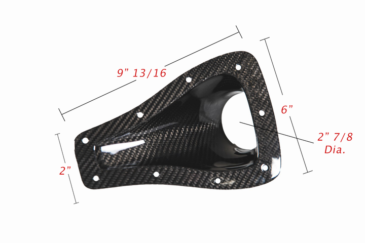 Carbon Fiber Universal Fitment Funnel NACA Ducts