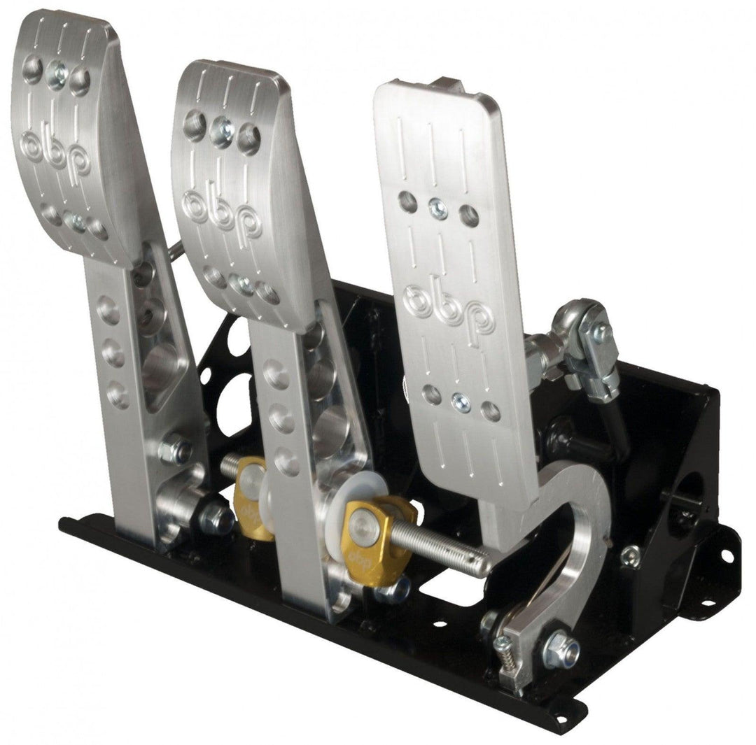 obp Motorsport Pro-Race V2 3 Pedal System - Floor Mounted Bulkhead Fit - Attacking the Clock Racing