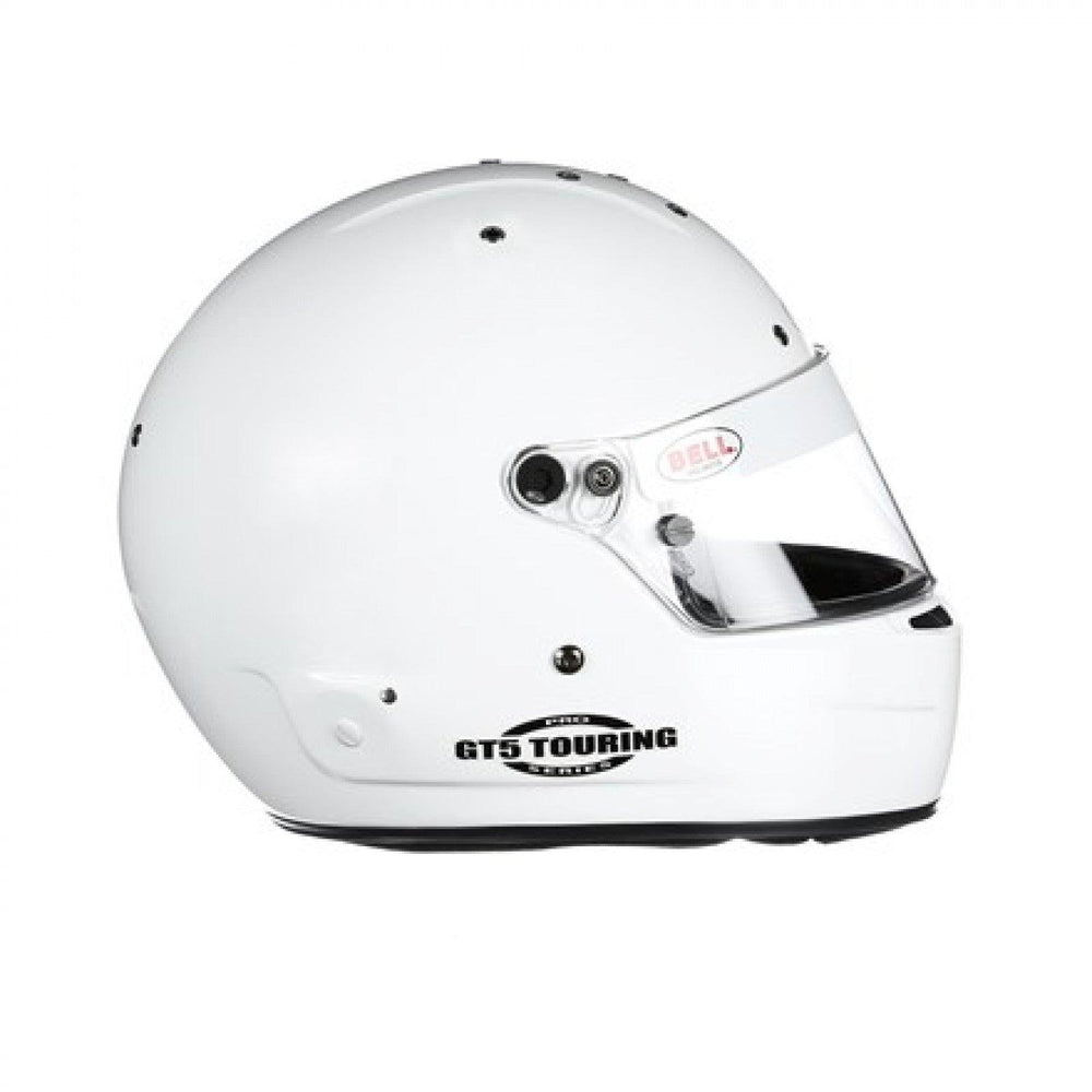 Bell GT5 Touring Helmet Medium White 58-59 cm - Attacking the Clock Racing