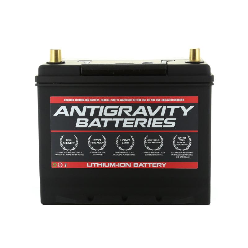 Antigravity Group 24 Lithium Car Battery w/Re-Start - 40Ah (Left Terminals) - Attacking the Clock Racing