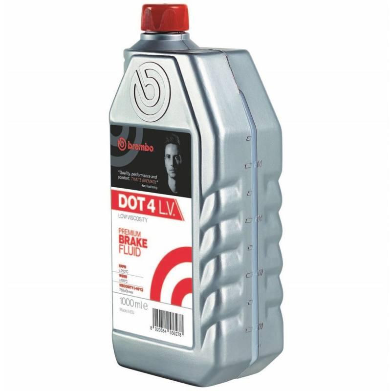 Brembo DOT 4 Low Viscosity Brake Fluid (1000 ML) - Attacking the Clock Racing