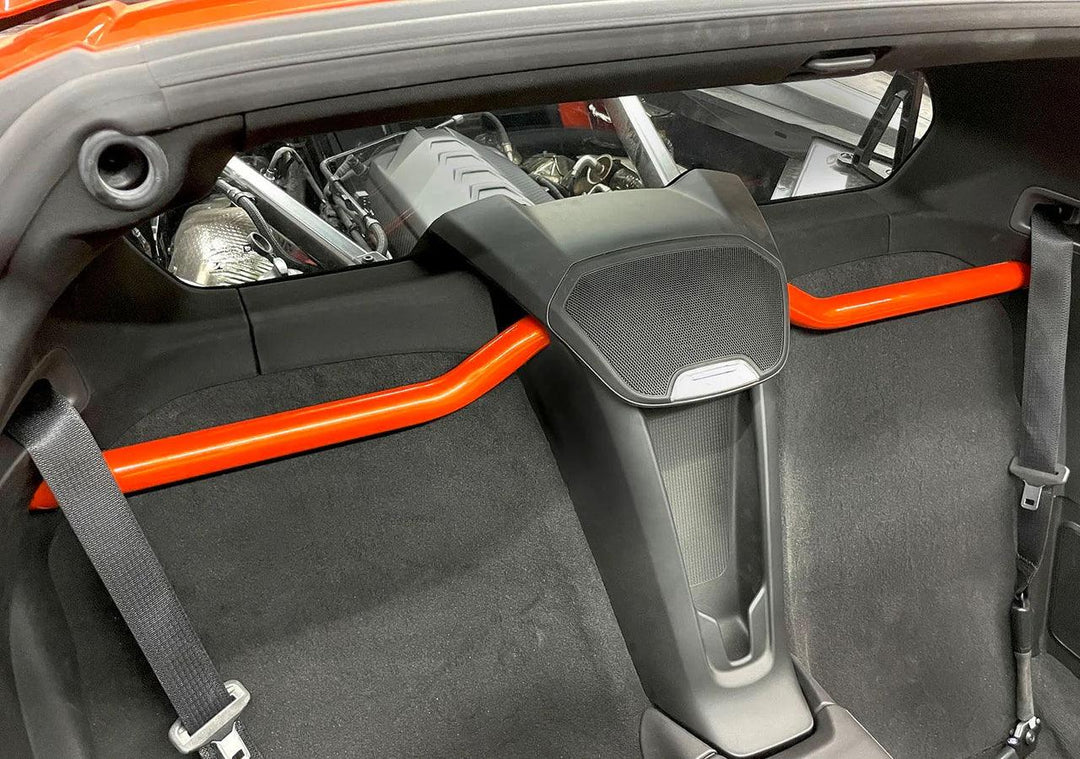 CMS Performance Harness Bar For C8 Corvette - Attacking the Clock Racing
