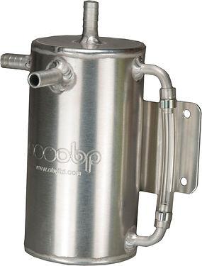 obp Motorsport 1 Litre Bulkhead Mount Oil Catch Can (Round) - Attacking the Clock Racing