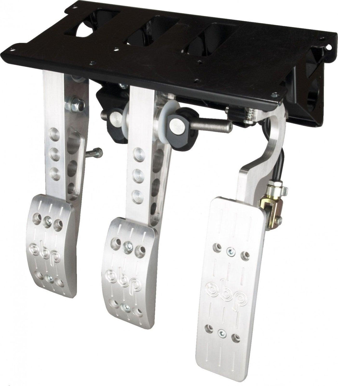obp Motorsport Pro-Race V2 3 Pedal System - Top Mounted Bulkhead Fit - Attacking the Clock Racing