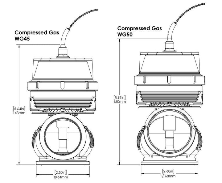 Turbosmart GenV WG45/50CG Full Range Complete Sensor Cap - Black - Attacking the Clock Racing