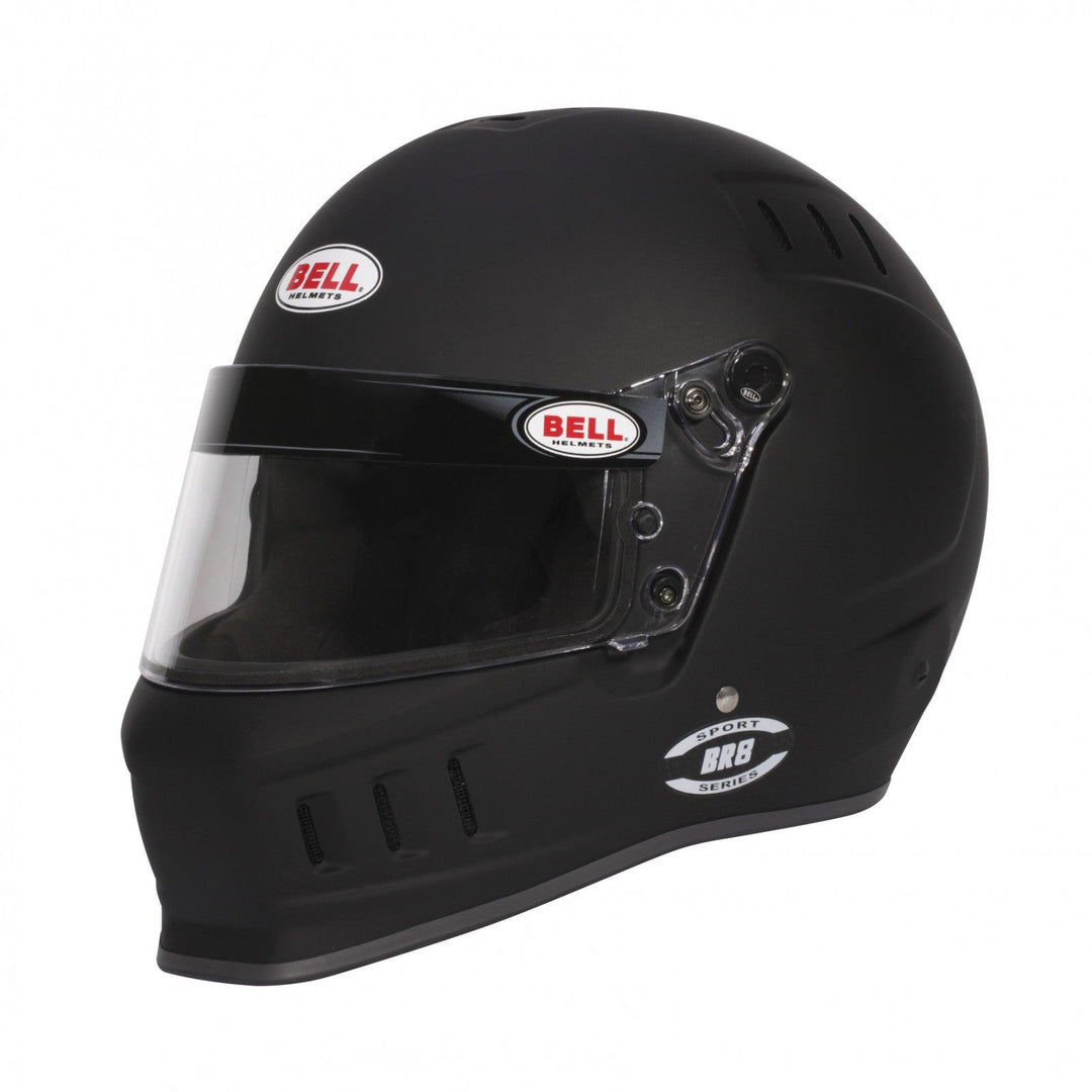 Bell BR8 Matte Black Helmet Size Medium - Attacking the Clock Racing