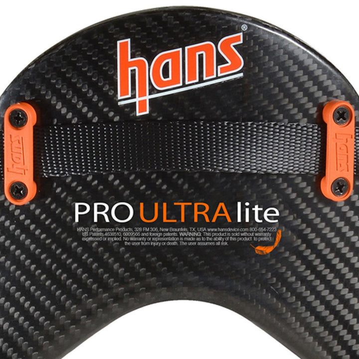 HANS Device Pro Ultra Lite Head & Neck Restraint Quick Click Medium 20 Degrees SFI ONLY - Attacking the Clock Racing