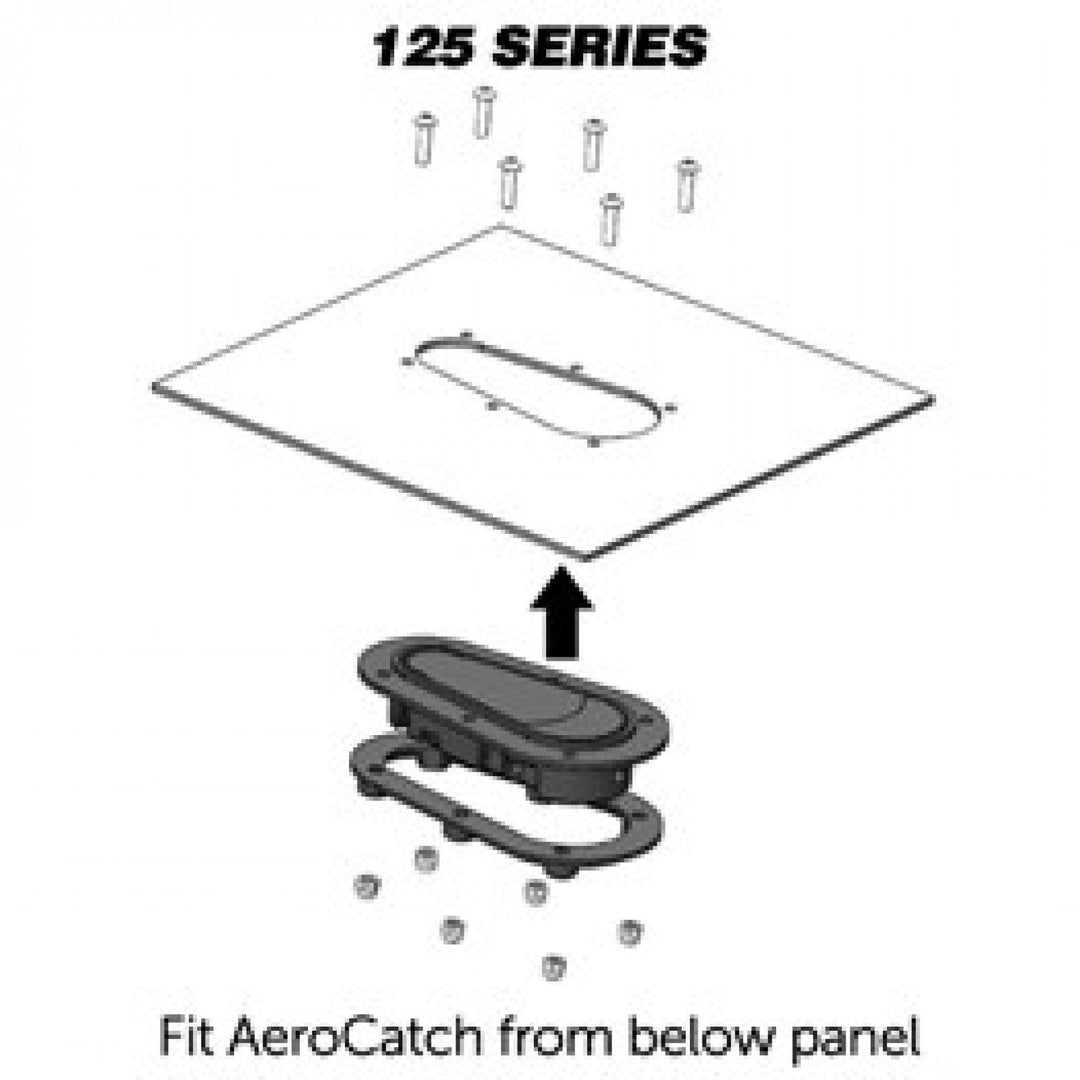 AeroCatch 125-3000 Carbon Fiber look Non-Locking Hood Pins - Attacking the Clock Racing
