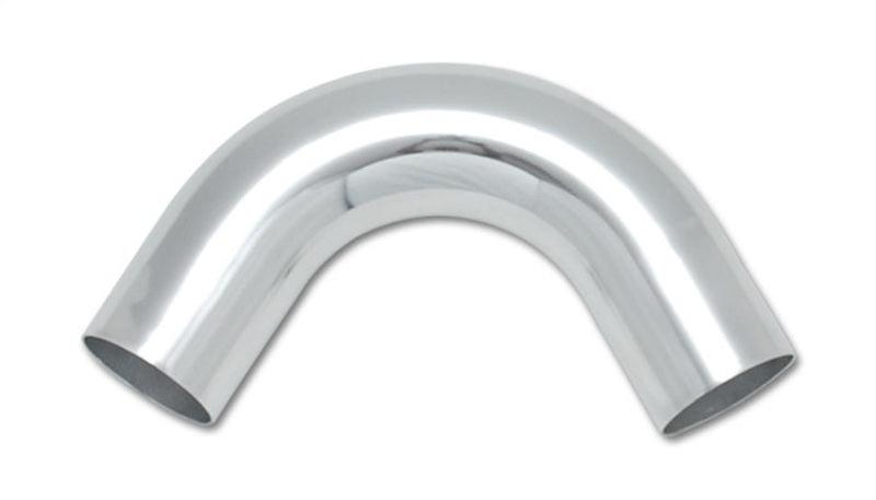 Vibrant 2.75in O.D. Universal Aluminum Tubing (120 degree Bend) - Polished - Attacking the Clock Racing