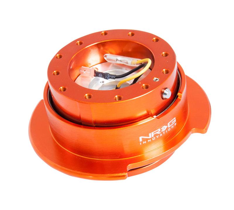 NRG Quick Release Kit Gen 2.5 - Orange Body / Titanium Chrome Ring - Attacking the Clock Racing