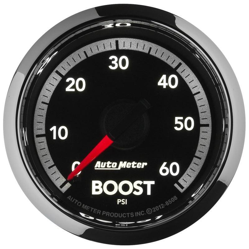 Autometer Gen4 Dodge Factory Match 52.4mm Mechanical 0-60 PSI Boost Gauge - Attacking the Clock Racing