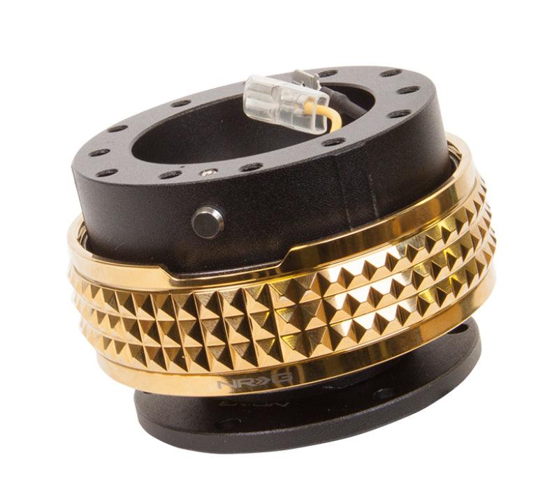 NRG Quick Release Kit - Pyramid Edition - Black Body / Chrome Gold Pyramid Ring - Attacking the Clock Racing