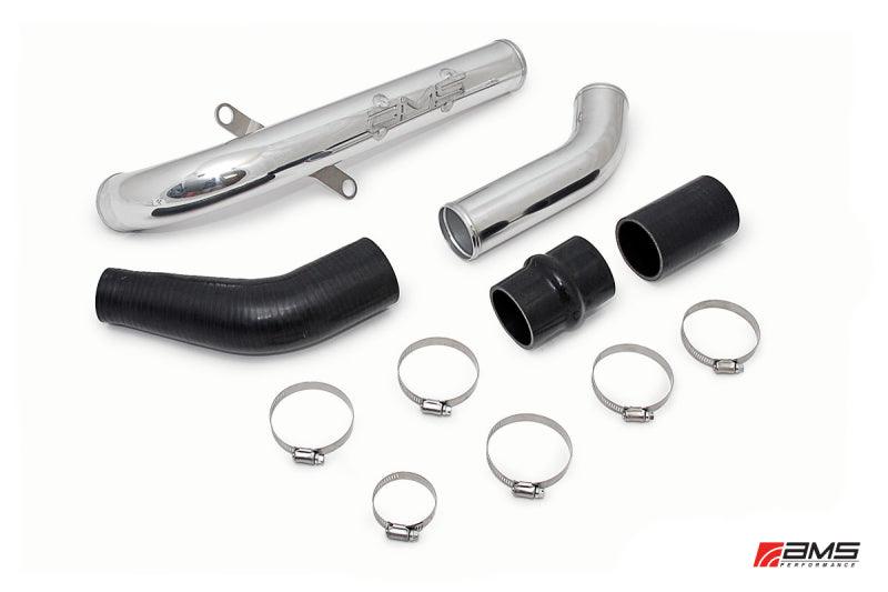 AMS Performance 08-15 Mitsubishi EVO X Upper I/C Pipe - Polished - Attacking the Clock Racing