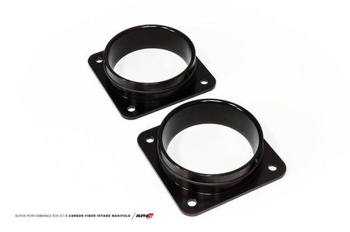 AMS Performance 2009+ Nissan GT-R R35 Stock Throttle Body Adapters for Carbon Intake Manifold - Attacking the Clock Racing