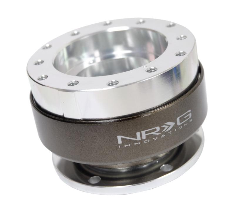 NRG Quick Release Gen 2.0 - Silver Body / Chrome Ring SFI Spec 42.1 - Attacking the Clock Racing