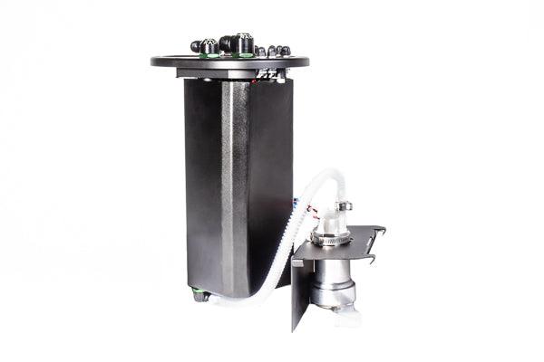 Radium Fuel Hanger Surge Tank, Mazda RX7 FD Pumps Not Included, Walbro GSS342 - Attacking the Clock Racing