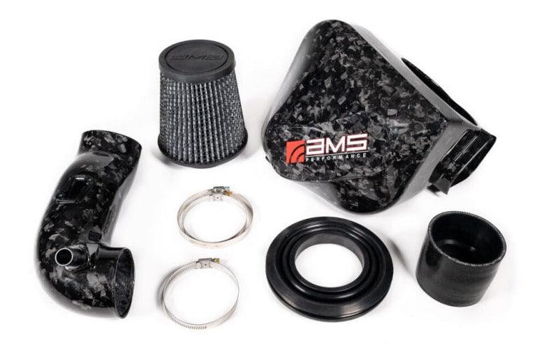 AMS Performance 2020+ Toyota Supra A90 Chopped CF Cold Air Intake System - Attacking the Clock Racing