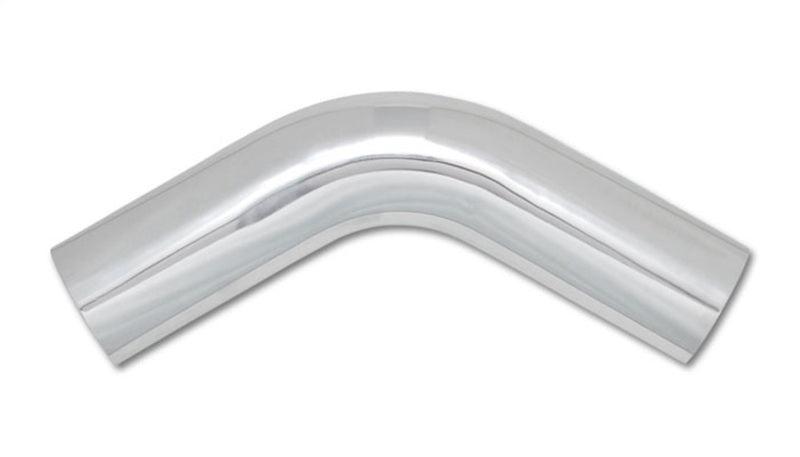 Vibrant 3.5in O.D. Universal Aluminum Tubing (60 degree Bend) - Polished - Attacking the Clock Racing