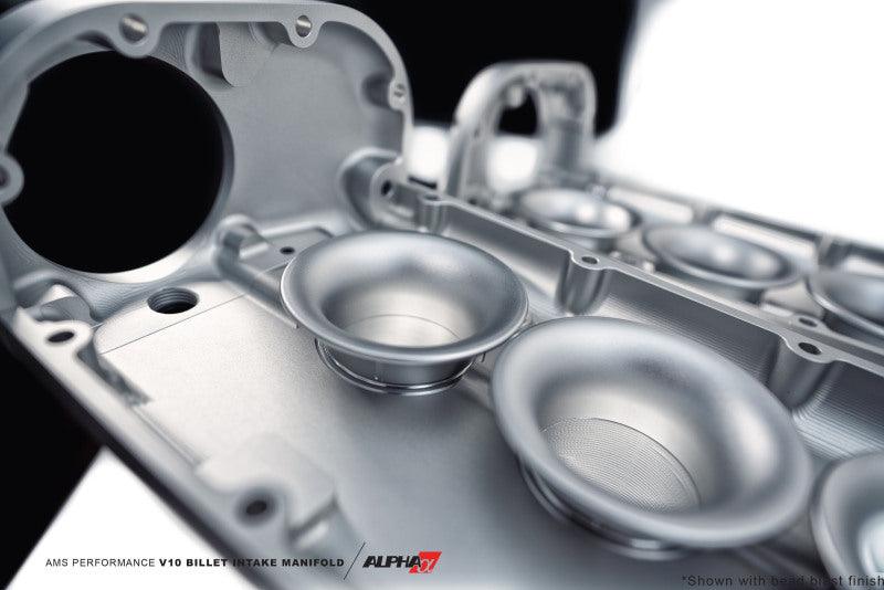 AMS Performance V10 Audi R8 / Lamborghini Huracan / Performante Billet Intake Manifold - CLR Anodize - Attacking the Clock Racing