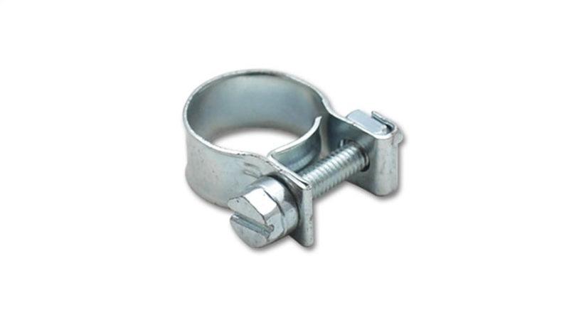 Vibrant Inj Style Mini Hose Clamps 10-12mm clamping range Pack of 10 Zinc Plated Mild Steel - Attacking the Clock Racing