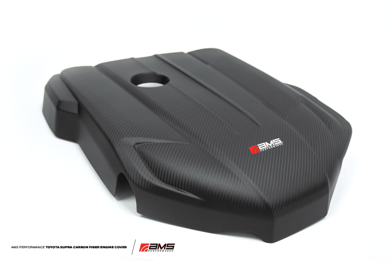 AMS Performance 2020+ Toyota GR Supra Carbon Fiber Engine Cover - Attacking the Clock Racing