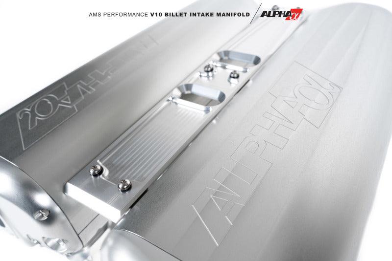 AMS Performance V10 Audi R8 / Lamborghini Huracan / Performante Billet Intake Manifold - CLR Anodize - Attacking the Clock Racing