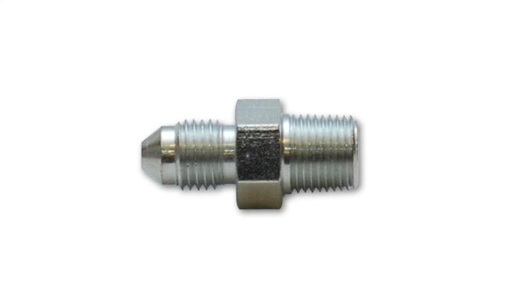 Vibrant -3AN to 1/8in NPT Straight Adapter Fitting - Steel - Attacking the Clock Racing