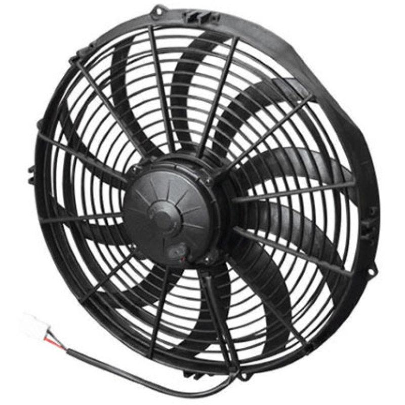 SPAL 1652 CFM 14in High Performance Fan - Pull/Curved (VA08-AP71/LL-53A) - Attacking the Clock Racing