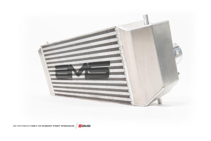 AMS Performance 2015+ Ford F-150 2.7L/3.5L / 17-19 Ford Raptor 3.5L 5.5in Thick Intercooler Upgrade - Attacking the Clock Racing