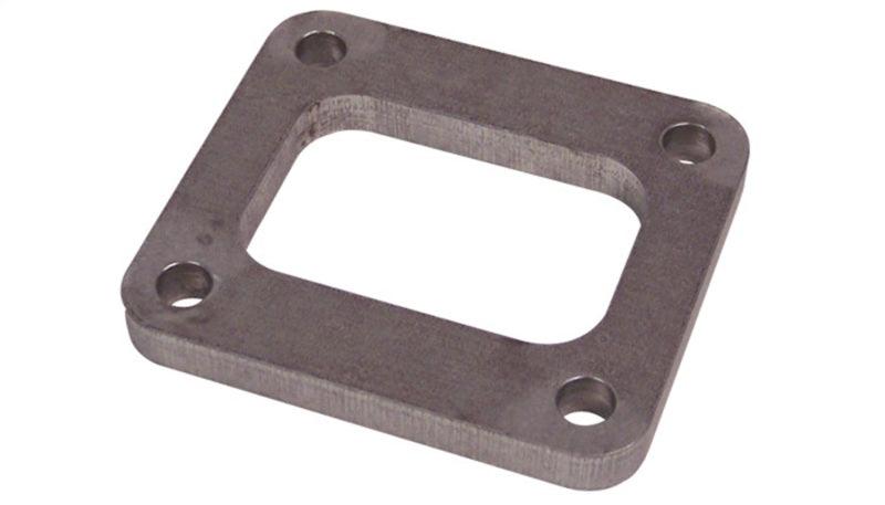 Vibrant T04 Turbo Inlet Flange (Rectangular Inlet) Mild Steel 1/2in Thick - Attacking the Clock Racing