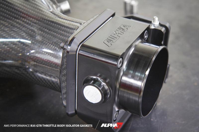 AMS Performance 2009+ Nissan GT-R Throttle Body Isolators - Attacking the Clock Racing