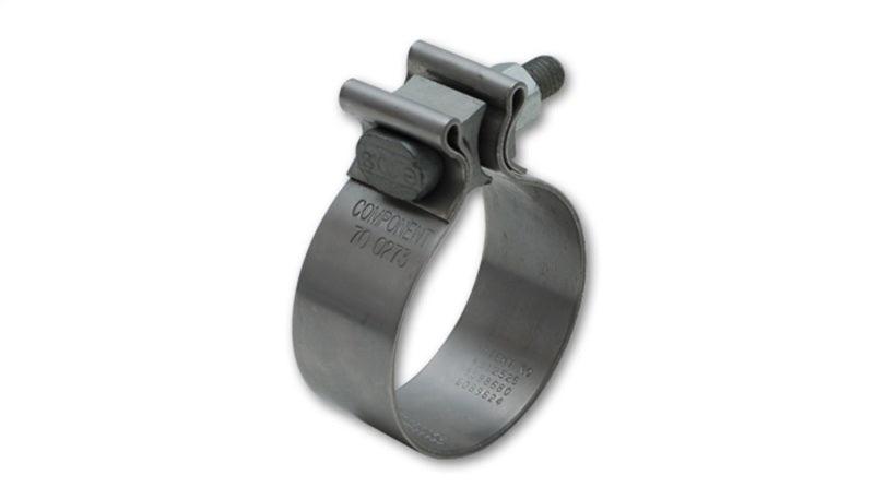 Vibrant SS Accuseal Exhaust Seal Clamp for 3.5in OD Tubing (1in wide band) - Attacking the Clock Racing