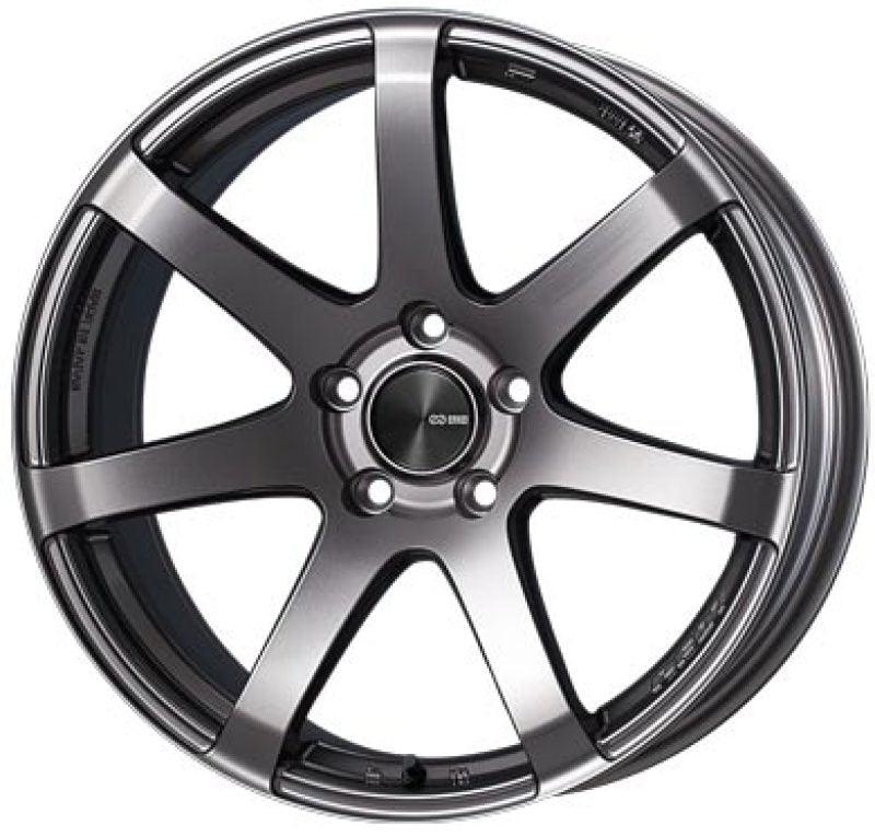 Enkei PF07 18x9.5 5x114.3 40mm Offset Dark Silver Wheel - Attacking the Clock Racing