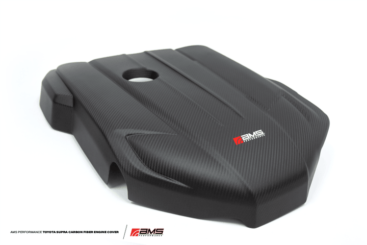 AMS Performance 2020+ Toyota GR Supra Carbon Fiber Engine Cover - Attacking the Clock Racing