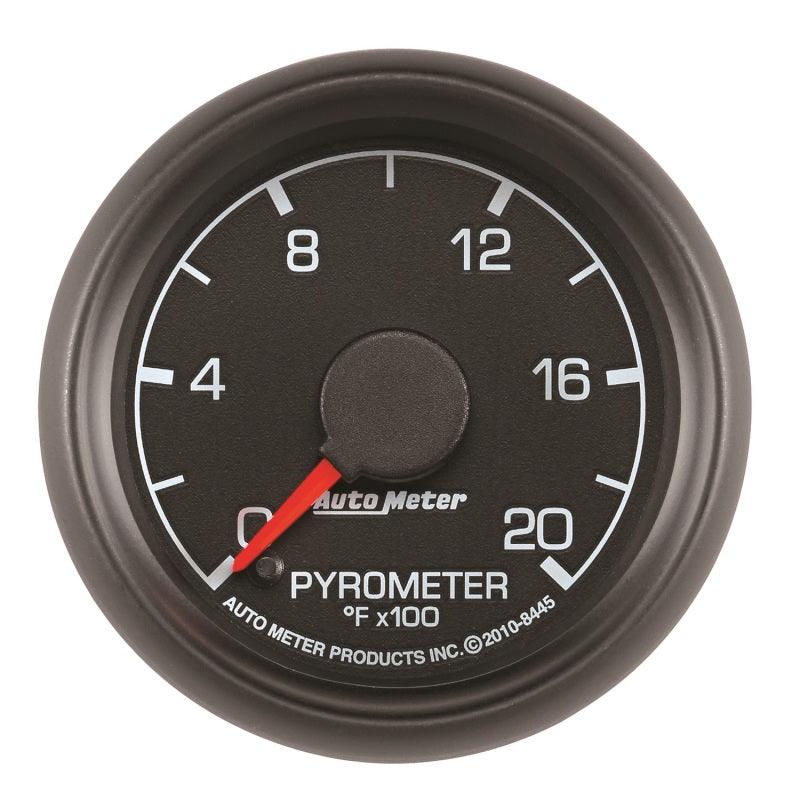 Autometer Factory Match Ford 52.4mm Full Sweep Electronic 0-2000 Deg F EGT/Pyrometer Gauge - Attacking the Clock Racing