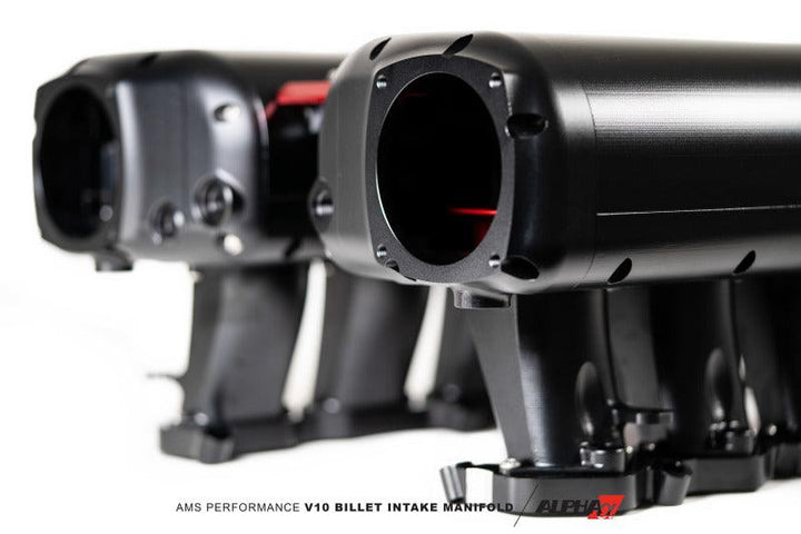 AMS Performance V10 Audi R8 / Lamborghini Huracan / Performante Billet Intake Manifold - CLR Anodize - Attacking the Clock Racing
