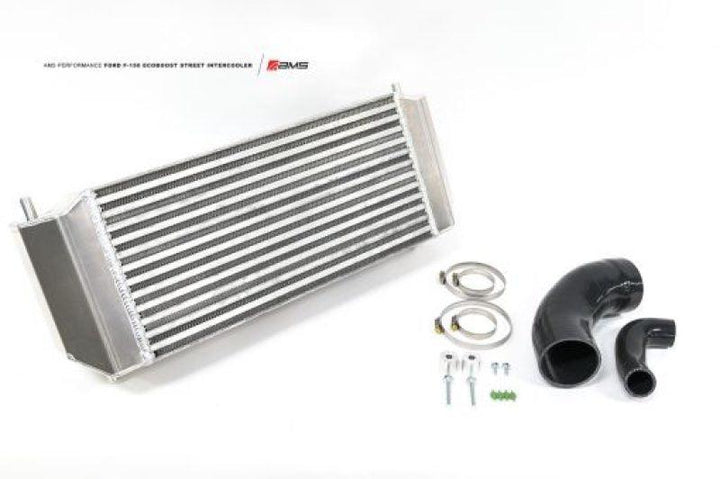 AMS Performance 2015+ Ford F-150 2.7L/3.5L / 17-19 Ford Raptor 3.5L 5.5in Thick Intercooler Upgrade - Attacking the Clock Racing