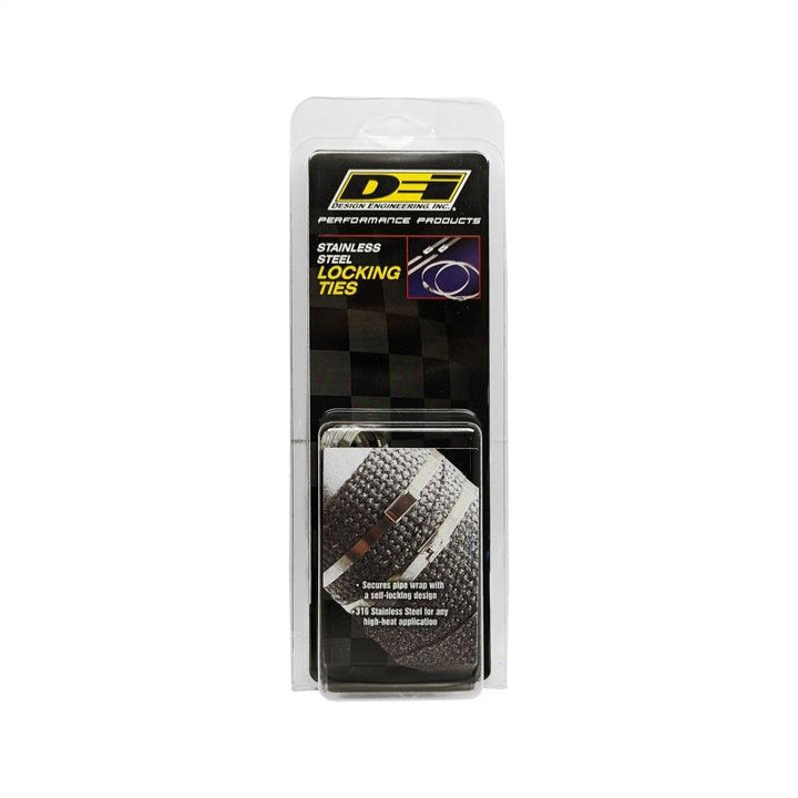 DEI Stainless Steel Locking Tie 8in - 8 per pack - Attacking the Clock Racing