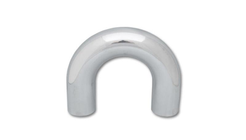 Vibrant 3.5in O.D. Universal Aluminum Tubing (180 degree Bend) - Polished - Attacking the Clock Racing