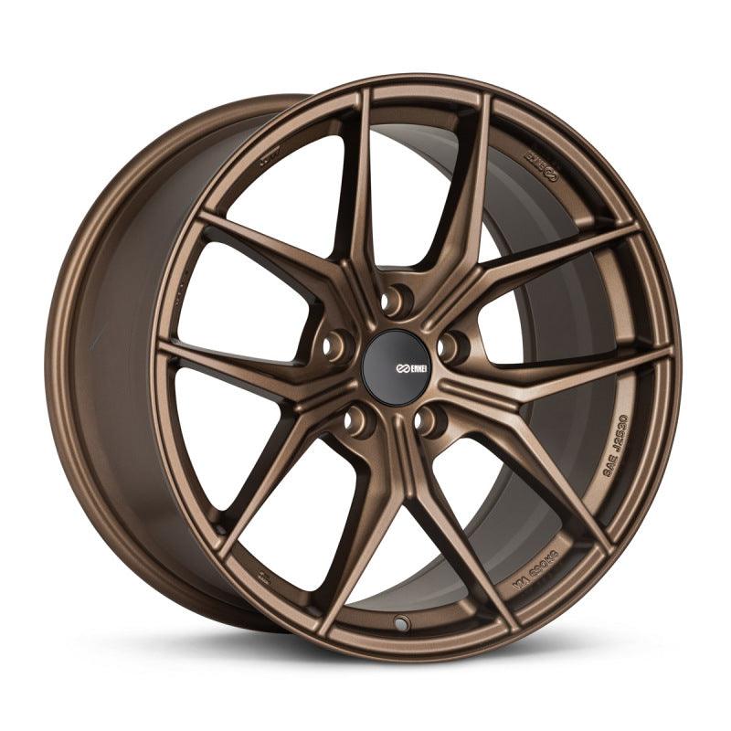 Enkei TSR-X 18x9.5 38mm Offset 5x114.3 BP Gloss Bronze Wheel - Attacking the Clock Racing